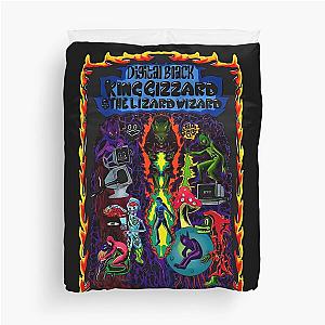 King Gizzard- Digital Black Duvet Cover