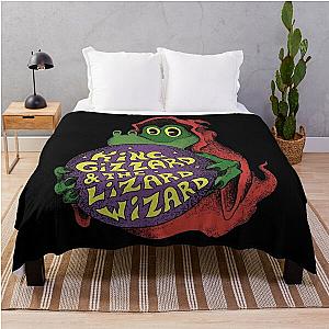 Band king gizzard and the lizard wizard  Throw Blanket