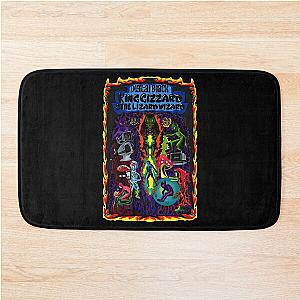 King Gizzard- Digital Black Bath Mat