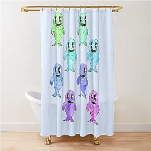 gizzard fishies Shower Curtain