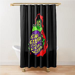 -king gizzard and the lizard wizard, king gizzard,-king gizzard and the lizard wizard Shower Curtain