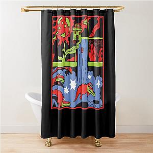 King Gizzard and the Lizard Wizard the Castle in the Air Art Drawing Shower Curtain