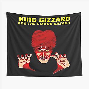 KING GIZZARD : Abstract Lizard Wizard Advertising Print. Tapestry