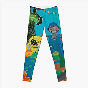 King Gizzard Album Art Collage Leggings