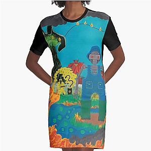 King Gizzard Album Art Collage Graphic T-Shirt Dress