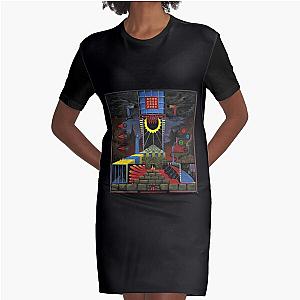 King Gizzard & the Lizard Wizard the Castle in the Air Handiwork Graphic T-Shirt Dress