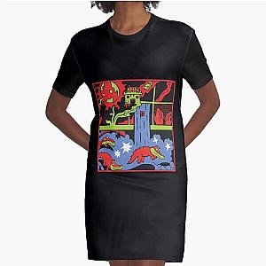 King Gizzard and the Lizard Wizard the Castle in the Air Art Drawing Graphic T-Shirt Dress