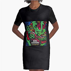 King Gizzard and the Lizard Wizard  Artwork Drawing Graphic T-Shirt Dress