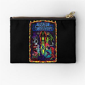 King Gizzard- Digital Black Zipper Pouch