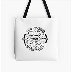 king gizzard and the lizard wizard circle  All Over Print Tote Bag