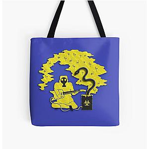 King Gizzard Flying Microtonal Banana Album Cover Merch All Over Print Tote Bag