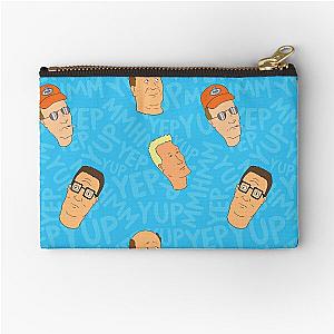 Yep, Yup, Mhmm - King of the Hill Pattern Zipper Pouch