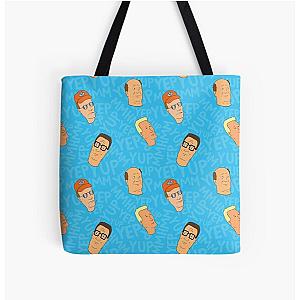 Yep, Yup, Mhmm - King of the Hill Pattern All Over Print Tote Bag