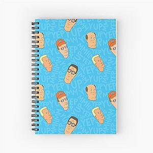 Yep, Yup, Mhmm - King of the Hill Pattern Spiral Notebook