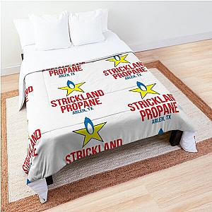 King of the hill Strickland propane logo print  Comforter