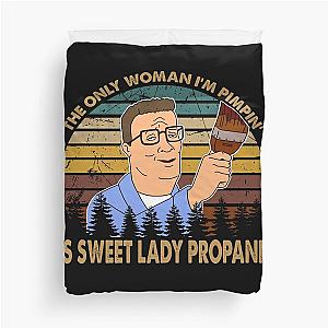 They only woman Hank man cartoon Duvet Cover