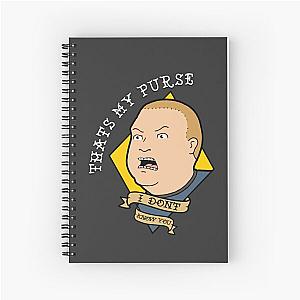 That's My Purse, I Don't Know You - Bobby traditional tattoo style digital illustration Spiral Notebook