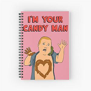 Bobby Hill Valentine Spiral Notebook