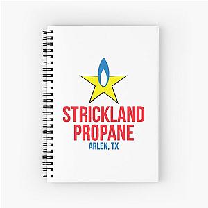 King of the hill Strickland propane logo print  Spiral Notebook