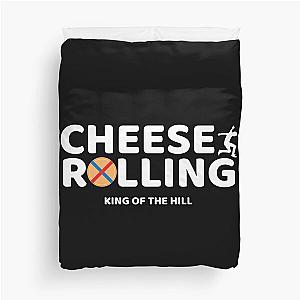 Cheese Rolling King of the Hill   Duvet Cover