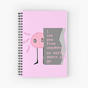 kinitopet kinito i see you from anywhere no matter where you go Spiral Notebook