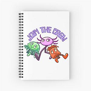 Kinitopet Kinito Pet axolotl Jade Sam stickers magnet t-shirt mug bag Spiral Notebook