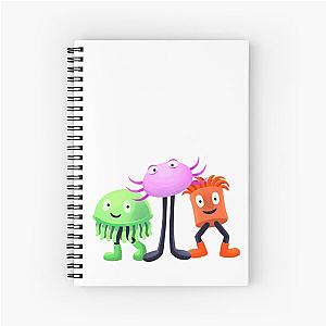 Kinitopet Kinito Pet axolotl Jade Sam stickers magnet t-shirt mug bag Spiral Notebook