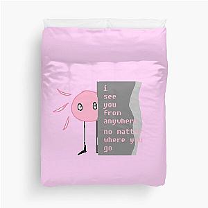 kinitopet kinito i see you from anywhere no matter where you go Duvet Cover