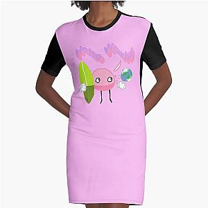 KinitoPet Hello World Graphic T-Shirt Dress