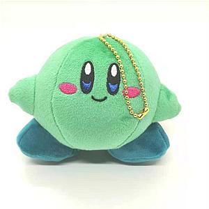 8cm Green Cute Kirby Plush Keychain