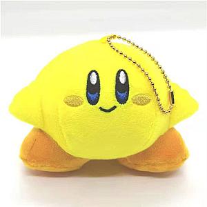 8cm Yellow Cute Kirby Plush Keychain