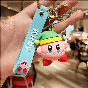 5cm Sword Kirby Plush Keychain