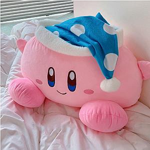 50x32cm Eyes Open Kirby Plush Pillow
