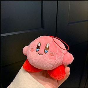 8cm Red Cute Kirby Plush Keychain