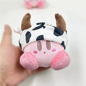 10cm Dairy Cows Kirby Plush Keychain