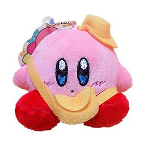 10cm Little Boy Kirby Plush Keychain