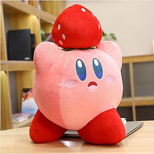 18x30cm and 18x42cm Strawberry Kirby Plush Pillow