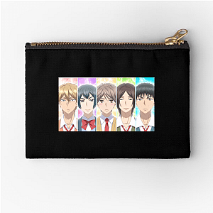 Otaku Girl Power Mode Kiss Him Not Me Zipper Pouches