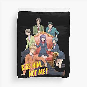 Kiss Him Not Me Anime Main Characters Design Duvet Cover