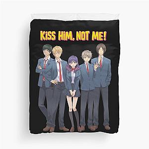 Kiss Him Not Me Funny Romantic Manga Duvet Cover