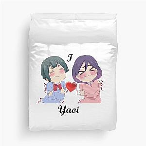 Kiss him not me - I love Yaoi Duvet Cover