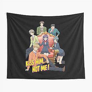 Kiss Him Not Me Anime Main Characters Design Tapestry