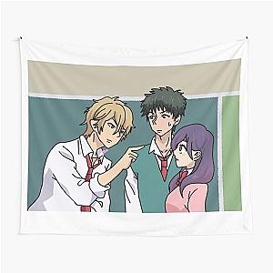 Kiss him not me anime scene Tapestry