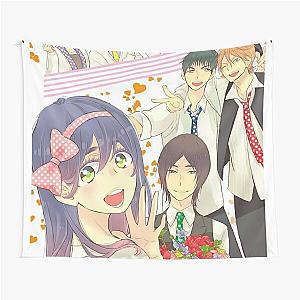 Kiss Him Romance Tapestry