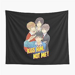 Kiss Him Not Me Anime Male Characters Funny Art Tapestry