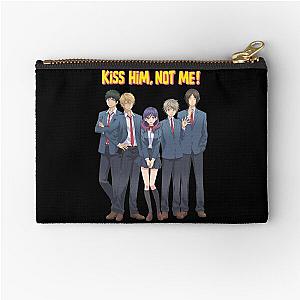 Kiss Him Not Me Funny Romantic Manga Zipper Pouch