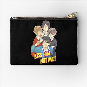 Kiss Him Not Me Anime Male Characters Funny Art Zipper Pouch