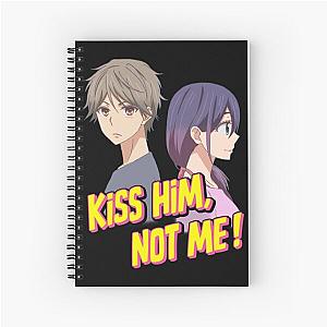 Kiss Him Not Me Anime Shinomiya & Kae Spiral Notebook