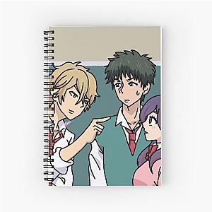 Kiss him not me anime scene Spiral Notebook