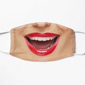 Woman Face Fun Mouth Lips Kiss Humor Laughing Flat Mask RB2411